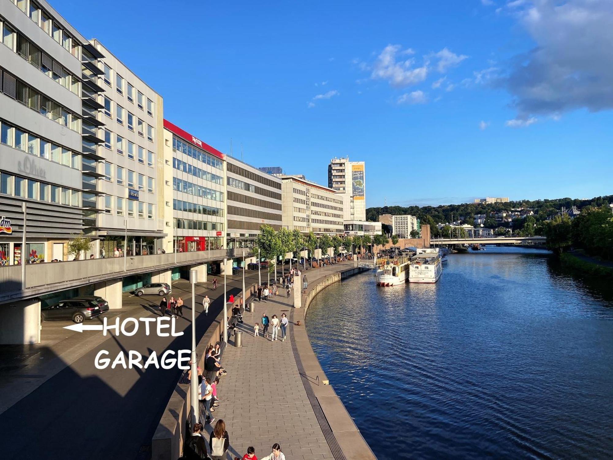 Hotel Stadt Hamburg Am Fluss Saarbrücken Exterior foto